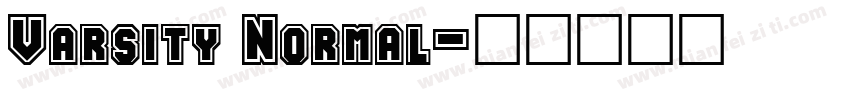 Varsity Normal字体转换